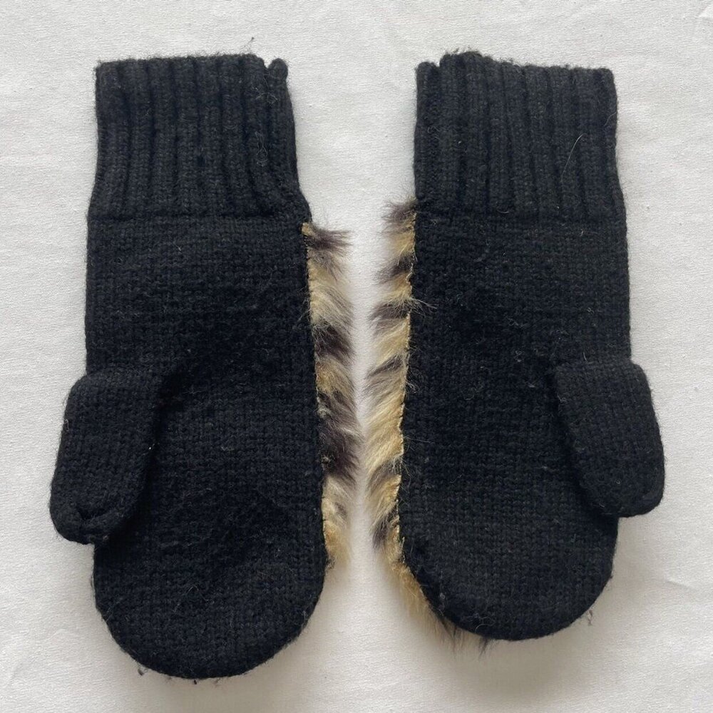 Crewcuts Leopard Print Mittens Size L - Picture 3 of 6